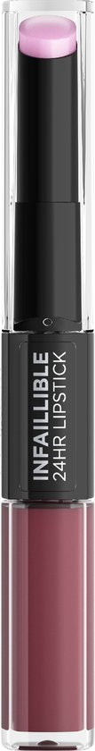 L’Oréal Paris Infaillible 24H Lipstick - Verzorgende Lippenstift Verrijkt met Hyaluronzuur - 209 Violet Parfait -5.7 ml