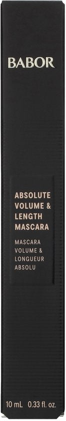 Babor Absolute Volume & Length Mascara - Zwart 3D-volume met power-siliconenborsteltje - 10ml