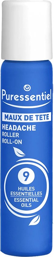 Puressentiel Hoofdpijn Roller met 9 essentiële oliën 5 ml