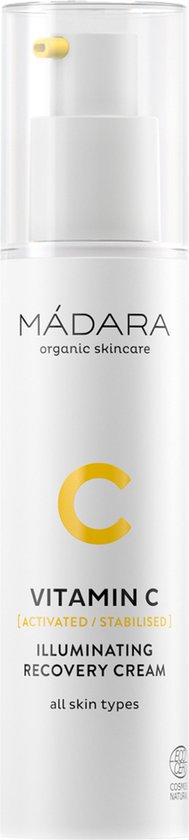 MÁDARA Vitamin C Herstellende creme 50 ml - hyaluronzuur - vegan