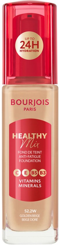 Bourjois Healthy Mix Anti-Fatigue Foundation 52.2W Golden Beige - 30 ml