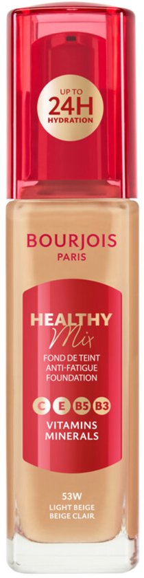 Bourjois Healthy Mix Anti-Fatigue Foundation 53W Light Beige - 30 ml