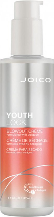 Joico YouthLock Anti-Frizz Blowout Crème | Hittebeschermende haarcreme tegen pluis
