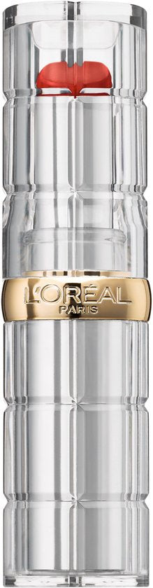 L'Oréal Paris Glow Paradise Balm-In-Lipstick - Verzorgende Lippenstift met Glanzende Finish met Granaatappelextract en Squalaan - 350 Rouge Paradise - Rood - 3,8gr