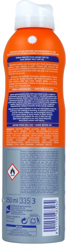 Ecran Sun Lemnoil SPF50 - Sport - 250 ml