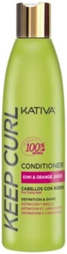 Conditioner voor Gedefinieerde Krullen Kativa Keep Curl (250 ml)