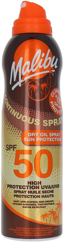 Malibu Continuous Dry Oil Spray SPF 50 - 175 ml