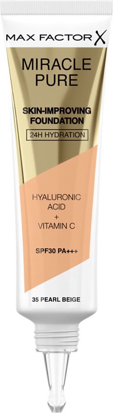 Max Factor Miracle Pure Skin-Improving Vegan Foundation - 35 Pearl Beige