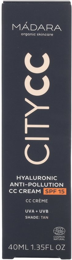 Madara City CC Hyaluronic Anti-pollution CC cream | Tan | CC cream 40ml 1631 - Tan