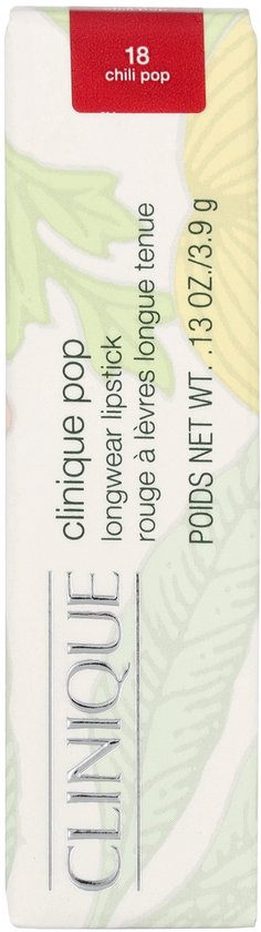 Clinique Pop Longwear Matte Lipstick | 18 - Chili Pop | Lipstick 3.9gr