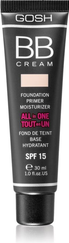 Gosh Bb - Cream Foundation Primer Moisturizer Spf 15 Beige 02 30Ml