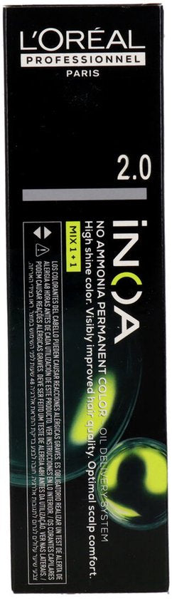 Permanente Kleur L'Oreal Professionnel Paris Inoa Color Nº 2.0 60 g