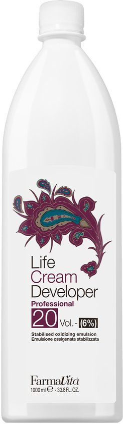 Oxiderende Haarverzorging Farmavita 20 Vol 6% (1000 ml)