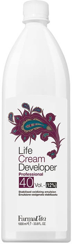 Oxiderende Haarverzorging Farmavita Life Crema 40 Vol 12 % (1000 ml)