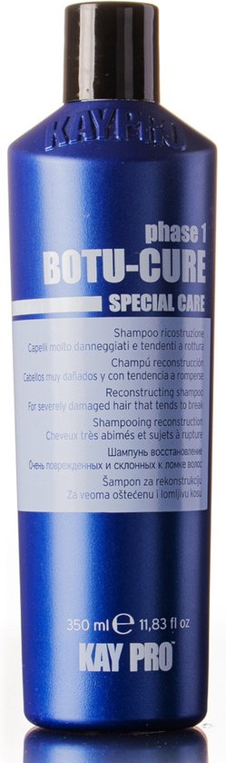KayPro Shampoo voor Beschadigd Haar - Phase 1 - Botu-Cure Shampoo 350 ml - Professionele Haarverzorging - Shampoo voor Beschadigd Haar
