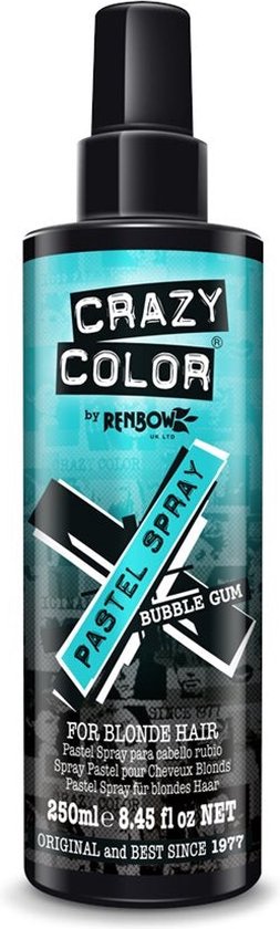 Crazy Color - Bubble Gum Gekleurde haarspray - Blauw