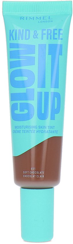 Rimmel Kind & Free Glow It Up Moisturising Skin Tint - 601 Soft Chocolate