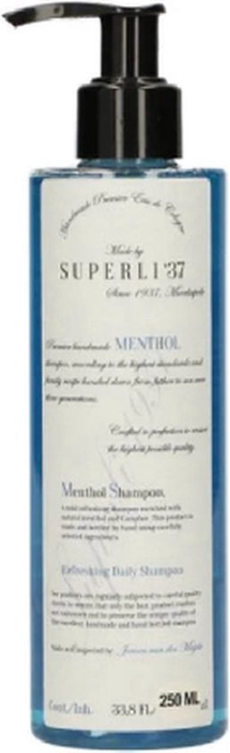 Superli - Menthol Shampoo - Neutraal - 250 ml