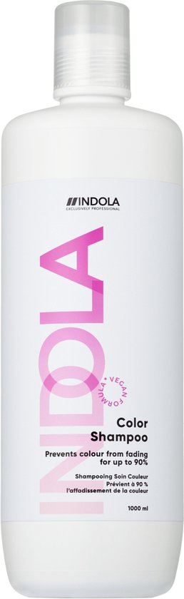 Indola Color Shampoo | 1000 ml | Voor gekleurd haar