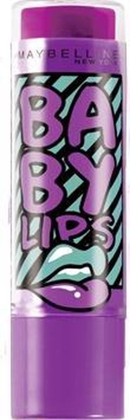 Maybelline BabyLips Pop Art 18 Blueberry Boom lipbalsem Violet Vrouwen