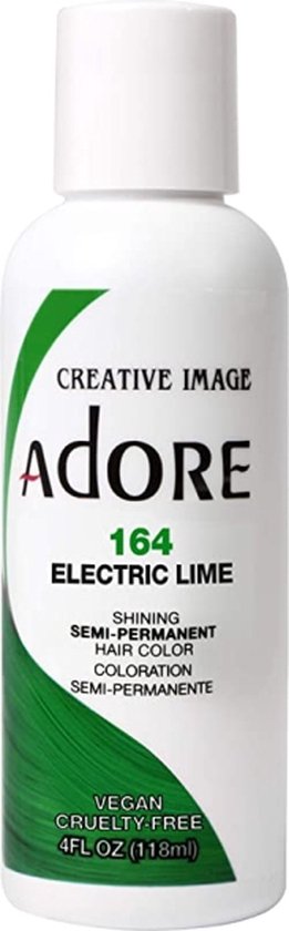 Adore Shining Semi Permanent Hair Color Electric Lime-164