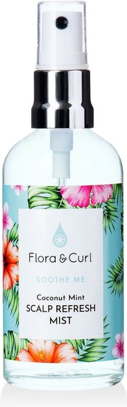 Haarmist Flora & Curl Soothe Me Munt Kokosnoot Verzachtend Verfrissend (100 ml)