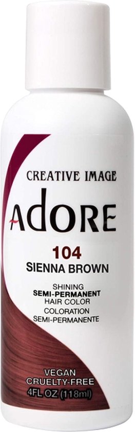 Adore Shining | Semi Permanent | Haarkleur, Mooie glans (Sienna Brown)