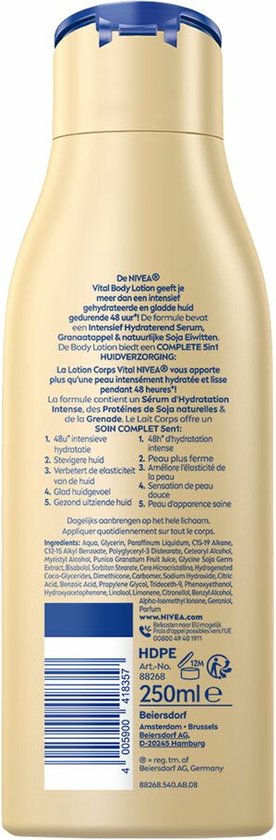Nivea Vital 5in1 Body Lotion - 6 x 250 ml (voor rijpere huid)