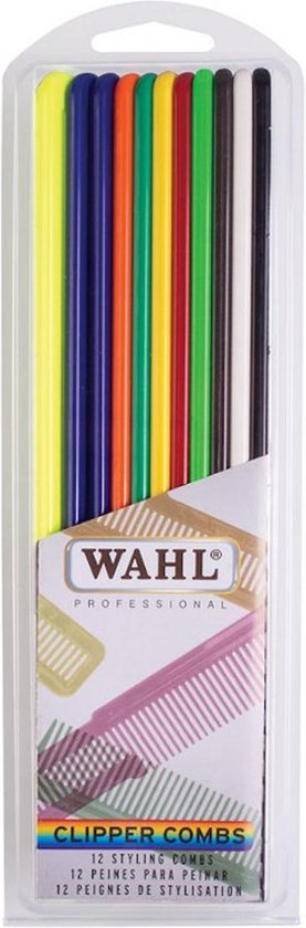 Wahl Tondeuse Kammenset Groot Gekleurd 12 Stuks