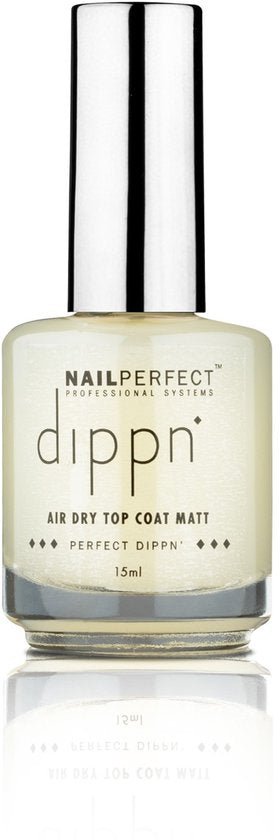 NailPerfect Dippn' Air Dry Top Coat Matt - 15ml