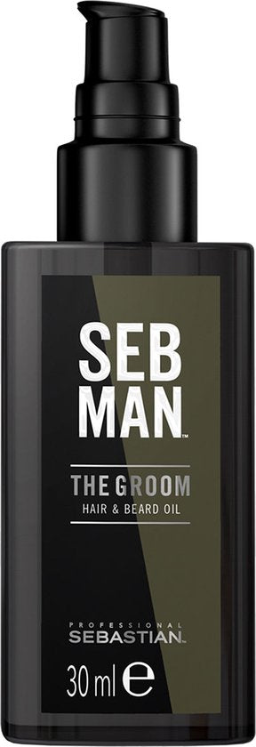 SEB MAN The Groom Hair & Beard Oil - 30 ml - Voor Alle Haartypen