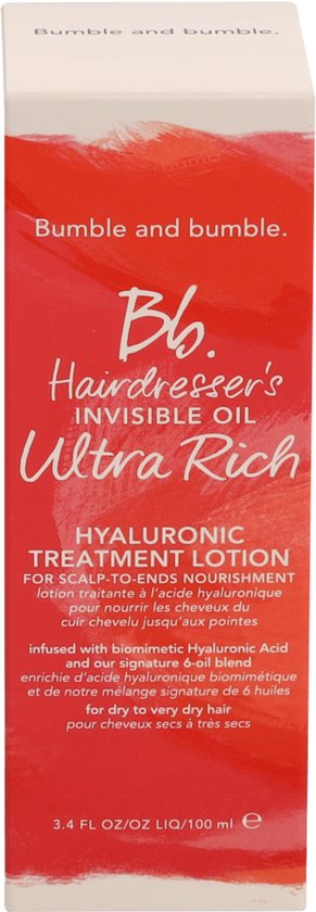 Bumble and bumble Hairdresser's Invisible Oil Ultra Rich Hyaluronic Treatment Lotion 100ml