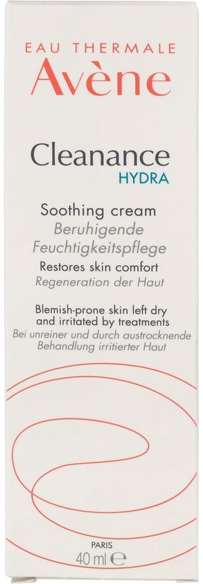 Avene Cleanance HYDRA gezichtsreiniging & reiniging crème Vrouwen 40 ml