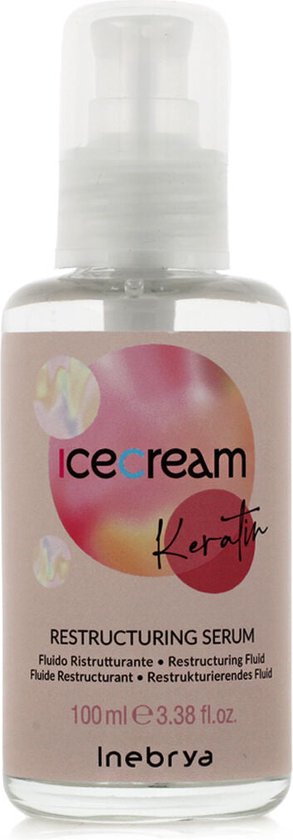 Hair Serum Inebrya Ice Cream Keratin 100 ml