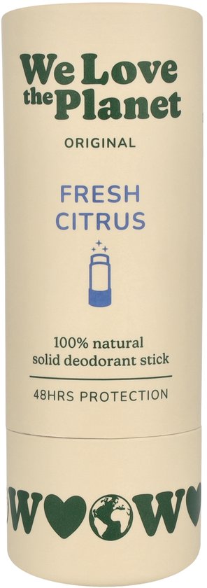 We Love The Planet Fresh Citrus Deodorant Stick 40GR