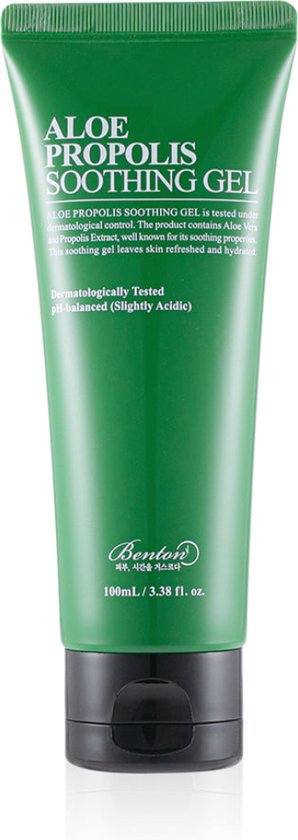 Benton Aloe Propolis Soothing Gel. For oily, irritated, acne-prone skin. Calming and nourishing.