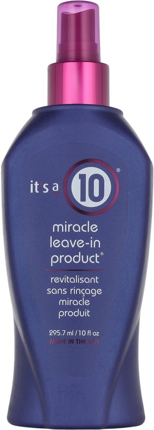 It's a 10 Miracle Leave-in Conditioner Spray 295ml