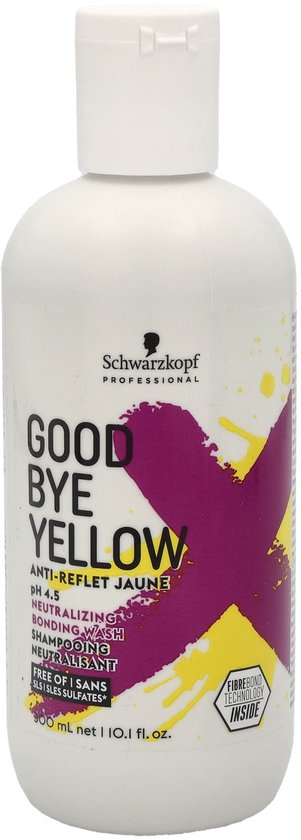 Kleurneutraliserende shampoo Schwarzkopf Goodbye Yellow Anti-yellowing Treatment 300 ml
