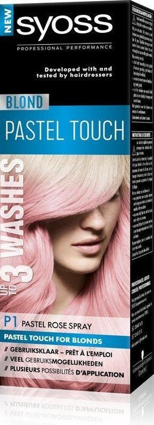 SYOSS Color Blond Pastel Touch P1 Pastel Rose Spray - 1 stuk