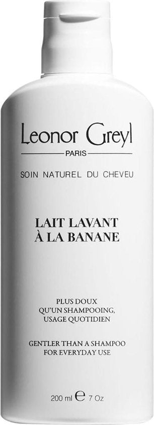 Leonor Greyl Lait Lavant Banane (gentler than a shampoo, every day use)
