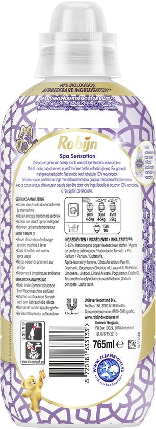 Robijn Collections Wasverzachter - Spa Sensation - 8 x 38 wasbeurten - Voordeelverpakking