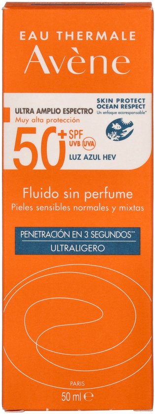 Avène Zon Fluide SPF50+ - Zonnebrand - 50 ml