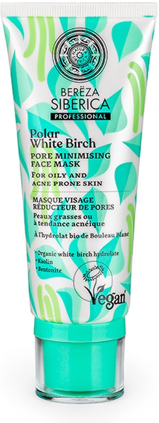 Natura Siberica Berëza Siberica Poriënverminderend Gezichtsmasker 100 ml