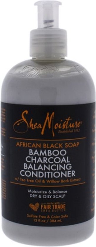 Conditioner African Black Soap Bamboo Charcoal Shea Moisture (384 ml)