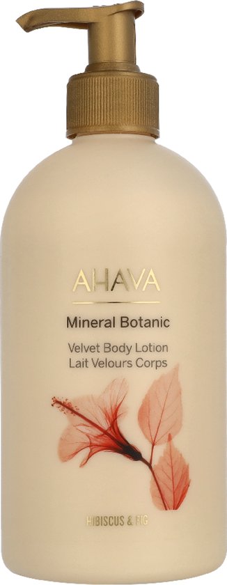 AHAVA Mineraal Botanische Bodylotion - Hibiscus & Vijg | Reinigt & Hydrateert | Geeft Ontspannend Gevoel | Lotion voor dames & heren | Moisturizer voor een droge huid & gezicht - 500ml