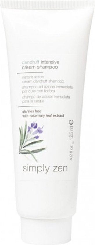 Simply Zen dandruff intensive cream shampoo 125 ml - Normale shampoo - Voor Alle haartypes