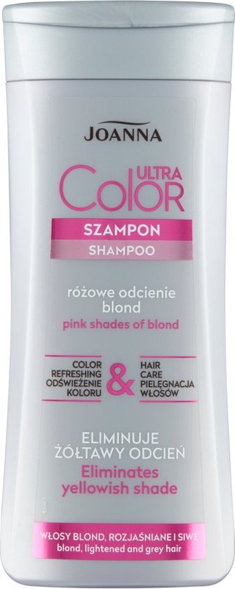 Joanna - Ultra Color System Shampoo For Pink Shade For Blond And Lightened Hair 200Ml