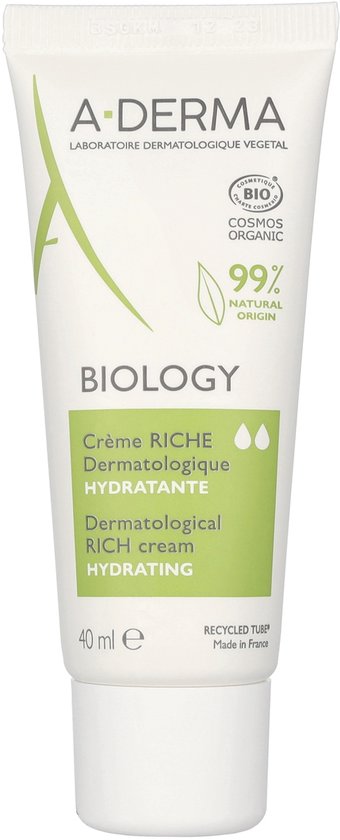 Hydraterende Gezichtscrème A-Derma Biology (40 ml)