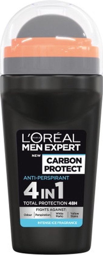 L'Oreal - Men Expert Carbon Protect 4W1 Anti-Perspirant Xxl Roll-On 50Ml