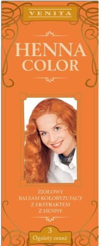 Semi-permanente kleurstof Venita Henna Color Nº 5 Paprika 75 ml
